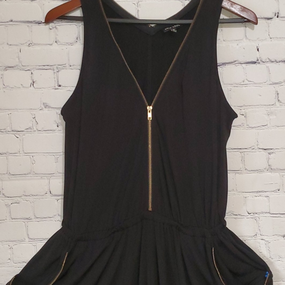 City Chic Sleeveless Baggie Jumpsuit Black Size XS - Picture 11 of 16